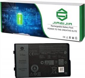 img 4 attached to JIAZIJIA J7HTX Laptop Battery Replacement For Dell Latitude 7202 7212 7220 Rugged Extreme Tablet Series Notebook 02JT7D 7XNTR FH8RW Black 7.6V 34Wh 4342MAh