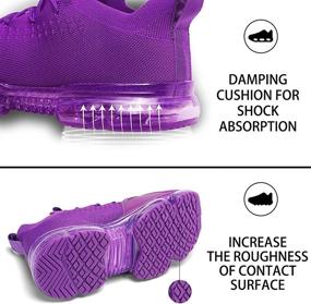 img 2 attached to STEELEMENT Women's Breathable Resistant Purple Sneakers - Size 41 Athletic Shoes