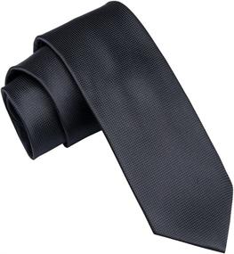 img 2 attached to Skinny Wholesale Solid Color Neckties Men's Accessories