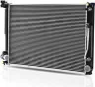 dwvo radiator dwrd1084 - compatible with 2007-2010 sienna ce le xle limited 3.5l v6 - high-quality replacement radiator logo