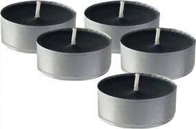 img 3 attached to Ароматизированные чайные свечи CandleNScent'S Black Magic, упаковка из 10 штук, сделано в США