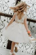 img 1 attached to Junior Bridesmaid Girls' 👗 Clothing and Dresses: Miami Wedding Flower review by Abhinav Drury