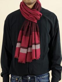 img 3 attached to Bamboo Soft Comfort Men's Scarves by Runtlly - Luxurious Accessories for Unmatched Comfort