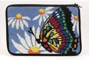 img 1 attached to Косметический кошелек Stitch Zip Needlepoint