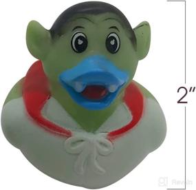 img 2 attached to 🦆 ArtCreativity 2.5 Inch Halloween Rubber Duckies for Kids - Pack of 12 Assorted Characters, Perfect Trick or Treat Supplies, Goodie Bag Fillers, Party Favors, Halloween Themed Bathtub Toys