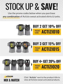 img 3 attached to Legendary Men'S Cotton T-Shirts & Tank Tops - Actizio Sweat Activated Funny & Motivational Workout Leg Day