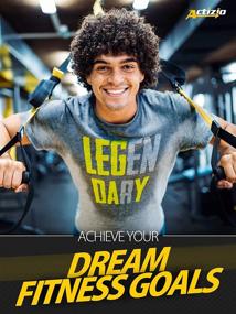 img 2 attached to Legendary Men'S Cotton T-Shirts & Tank Tops - Actizio Sweat Activated Funny & Motivational Workout Leg Day