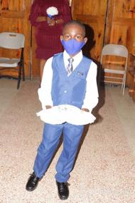 img 8 attached to Vittorino Boys 4 Piece Suit Set: Vest, Dress Shirt, Bow Tie, Pants & Pocket Square - Formal Apparel for Big & Little Kids