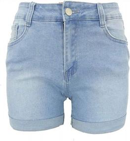 img 1 attached to Чувствуйте себя комфортно этим летом в женских эластичных джинсовых шортах Weigou