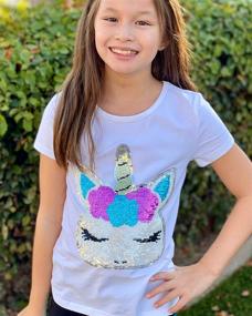 img 1 attached to HH Family Unicorn T Shirt for Girls' Birthday Celebration - Clothing in Tops, Tees & Blouses