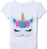 hh family unicorn t shirt for girls' birthday celebration - clothing in tops, tees & blouses logo