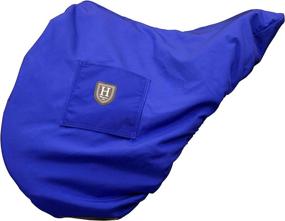 img 1 attached to Harrison Howard Blue Waterproof Fleece-Lined Saddle Cover with Premium Breathability