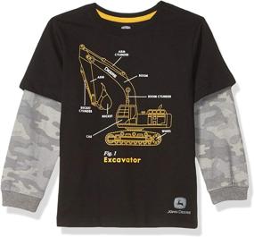 img 3 attached to 👕 John Deere Toddler T-Shirt: Stylish Heather Boys' Clothing by Tops, Tees & Shirts