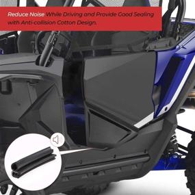 img 1 attached to 🚪 Talon Lower Door Panels by Kemimoto - Compatible with 2019-2021 Honda Talon 1000X 1000R 1000X-4 (2 Doors)