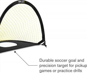 img 2 attached to ⚽ SKLZ Precision Pop-Up Soccer Goal and Target Trainer - 2-in-1 Kit