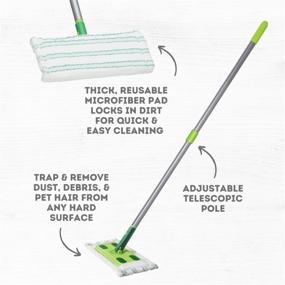 img 2 attached to 🌿 Sustainable Floor Mop Kit | Quick Shine with 3 Mop Pads & 1 Floor Finish 16oz | Hardwood, Luxury Vinyl Plank, Tile, Laminate | Wet + Dry Use | Perfect for Applying Finish Efficiently | Easy Squirt, Spread, Done!