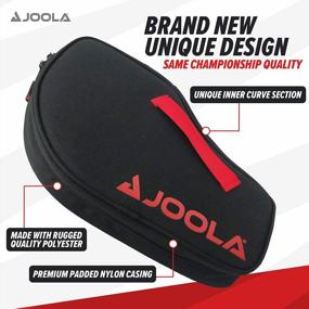 img 3 attached to Protect Your Ping Pong Paddle With JOOLA Vision Double Padded Case - Includes Ball Storage And Table Tennis Organizer