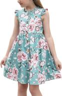 ✨ gorgeous gorlya ruffle vintage pockets gor1022: chic dresses for girls logo