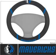 enhance driving comfort with fanmats null unisex-adult embroidered steering wheel cover логотип