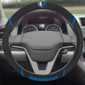 img 3 attached to Enhance Driving Comfort with FANMATS Null Unisex-Adult Embroidered Steering Wheel Cover