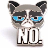 эмалированная булавка cat of unsatisfied kittie, angry cat pin lapel pin логотип