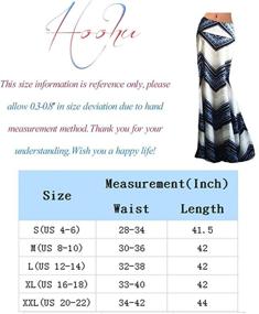 img 3 attached to 👗 Hoohu Women's Multicolored Bodycon Vacation Skirts: Trendy Clothing for Women