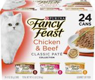 🐱 purrfectly delicious: purina fancy feast classic pate collection feast adult canned wet cat food variety packs logo