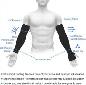 img 2 attached to Избавьтесь от жары и защитите свою кожу с помощью нарукавников SHINYMOD - компрессионных чехлов с максимальной защитой от УФ-солнца!