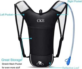 img 3 attached to Рюкзак CKE Hydration Camelback Синий Черный