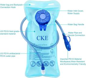 img 2 attached to Рюкзак CKE Hydration Camelback Синий Черный