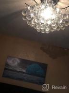 картинка 1 прикреплена к отзыву Saint Mossi Chandelier Modern K9 Crystal Chandelier Light, Flush Mount Light Ceiling Chandelier Light Fixture For Dining Room Bathroom Bedroom Livingroom, 3-Light от Richard Bowens