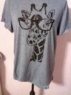 img 1 attached to Women'S Summer Casual Giraffe Graphic Tee - Koodred review by Christopher Williams