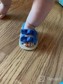 img 6 attached to Soft Sole Baby Sandals For Boys And Girls - Perfect Summer Shoes For First Walkers And Beach Play