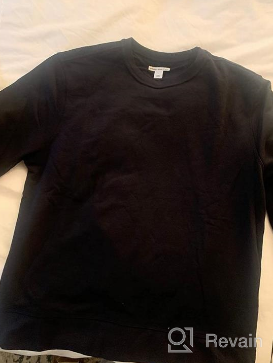 img 1 attached to Off White Men's Clothing: Amazon Essentials Lightweight Active Sweatshirt review by Dave Hess