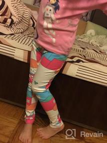 img 6 attached to Рёр в стиле: леггинсы для девочек Bleubell - очаровательная одежда с принтом динозавров для модных девочек