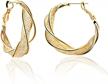women's gold huggie hoop earrings - hypoallergenic, dainty & plated in gold! logo