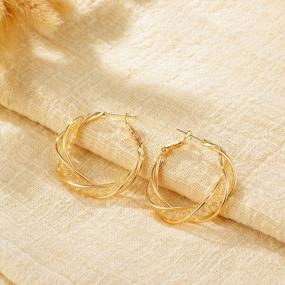 img 1 attached to Women'S Gold Huggie Hoop Earrings - Hypoallergenic, Dainty & Plated In Gold!