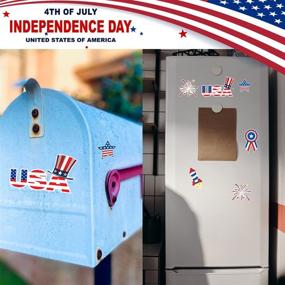 img 1 attached to Patriotic Decoration Sticker Decal，Refrigerator Independence