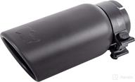 🚗 enhance your vehicle's style with go rhino! grt234410b black exhaust tip logo
