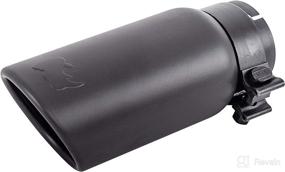 img 2 attached to 🚗 Enhance your Vehicle's Style with Go Rhino! GRT234410B Black Exhaust Tip