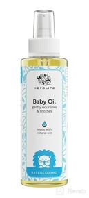 img 4 attached to 👶 HEROLIFE Natural Baby Oil - Gentle & Hydrating | Lightweight, pH Balanced, Hypoallergenic | Made with Natural Almond Oils | 6.8 Ounce, Pack of 1
