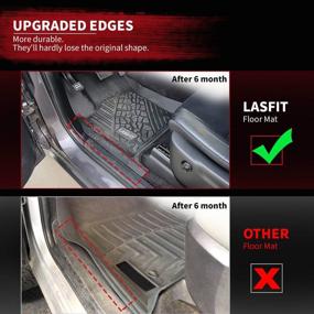 img 2 attached to LASFIT Floor Mats: Perfect Fit for 2022 Jeep Grand Cherokee WK and 2016-2021 Models, All-Weather Car Liners for Jeep Grand Cherokee and Dodge Durango