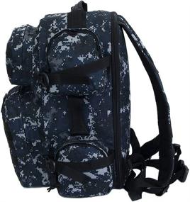 img 1 attached to 🎒 NPUSA Men's Large Expandable Tactical Molle Hydration Ready Backpack Daypack Bag - ACU Navy Digital Camo: Ultimate Outdoor Gear!