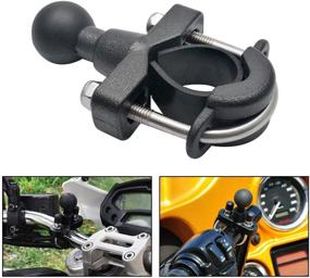 img 3 attached to 🛠️ MACHSWON U-Bolt Mount Base Kit: Securely Attach Motorcycle Handlebars with 1" Ball & 2 U Bolts