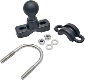 img 2 attached to 🛠️ MACHSWON U-Bolt Mount Base Kit: Securely Attach Motorcycle Handlebars with 1" Ball & 2 U Bolts