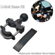 🛠️ machswon u-bolt mount base kit: securely attach motorcycle handlebars with 1" ball & 2 u bolts логотип