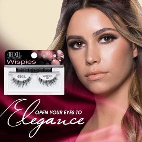 img 2 attached to Get Glamorous With Ardell False Eyelashes Wispies 122 Black – Four Pack Deal!