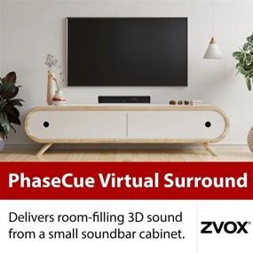img 3 attached to ZVOX AV257 TV Soundbar With AccuVoice Technology And 12 Levels Of Sound Enhancement - Wall Mountable Home Speaker With Alphanumeric Display For Crystal Clear Dialogue, Perfect TV Sound System