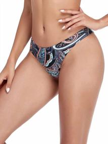 img 1 attached to RELLECIGA Brazilian Bikini Bottoms With Cheeky Cut For Women