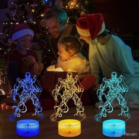 img 3 attached to 🕷️ YOOEI Venom Cool Lamps Kids Night Light – 16 Color Changing Dimmable LED Décor Lamp with Touch and Remote - Venom Toys Light, Ideal Birthday Gifts for Boys and Kids